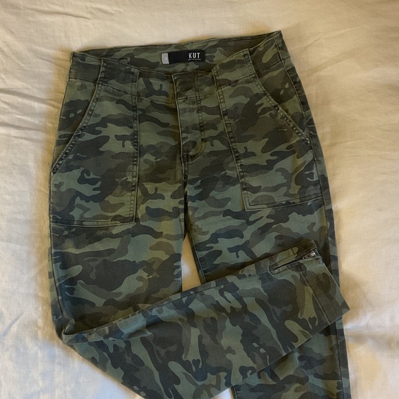Kut from the Kloth Pants - Kut from the Kloth Green Camo Pants